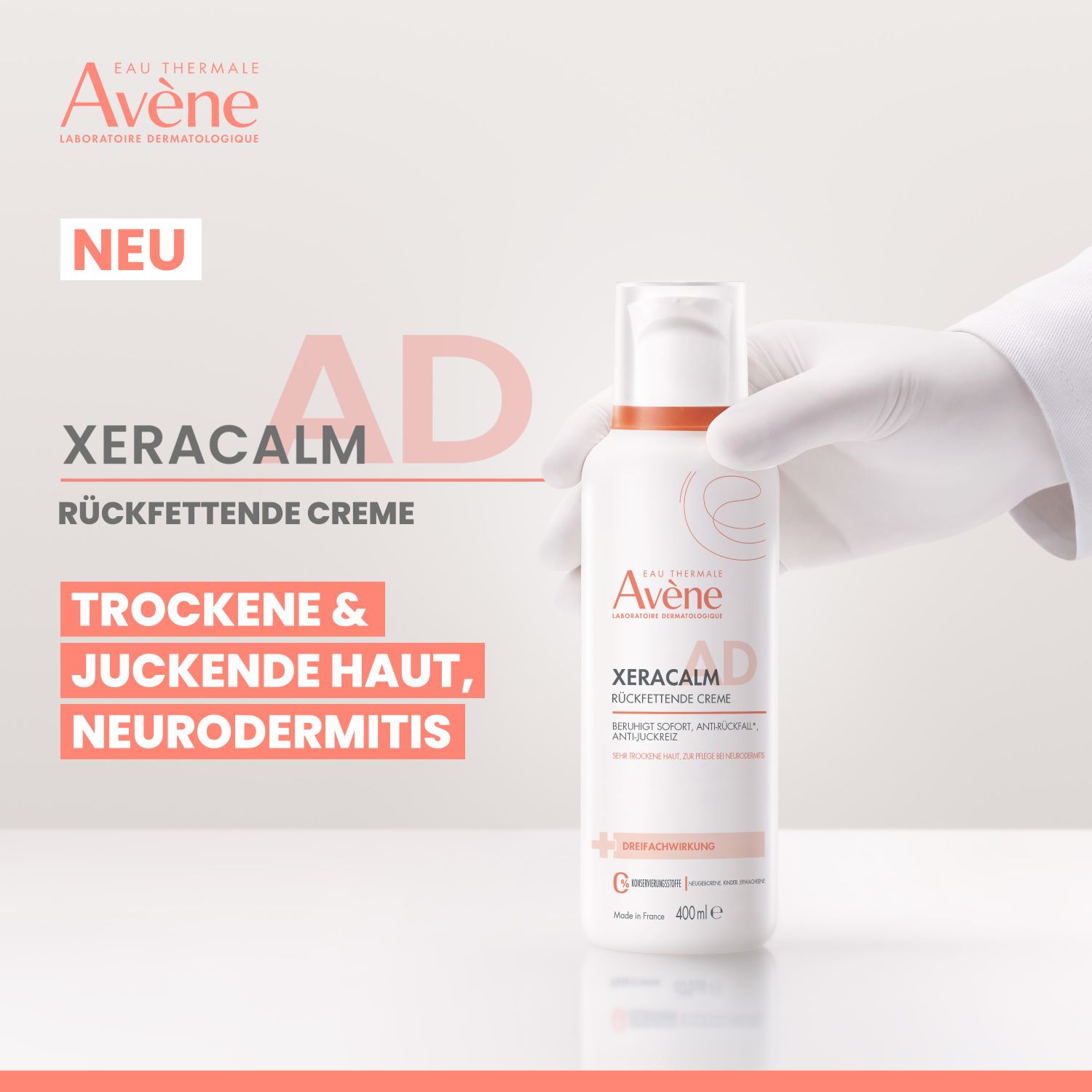AVENE XeraCalm A.D Creme, Bild 3 von 5