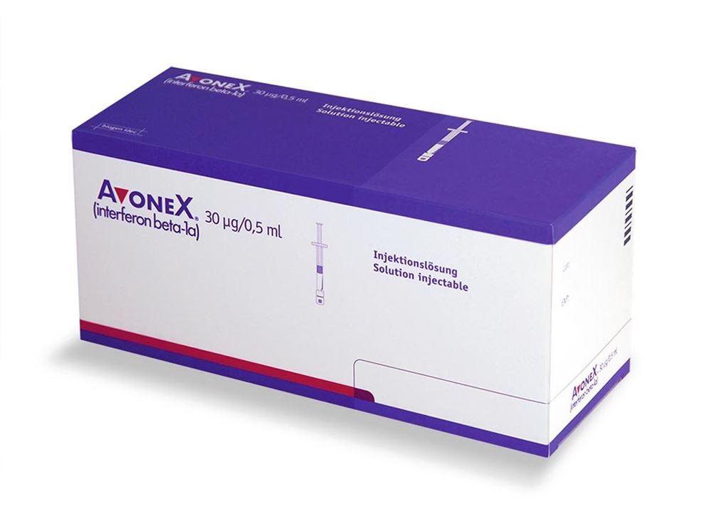 AVONEX Inj Lös Fertspr 0.5 ml, Hauptbild