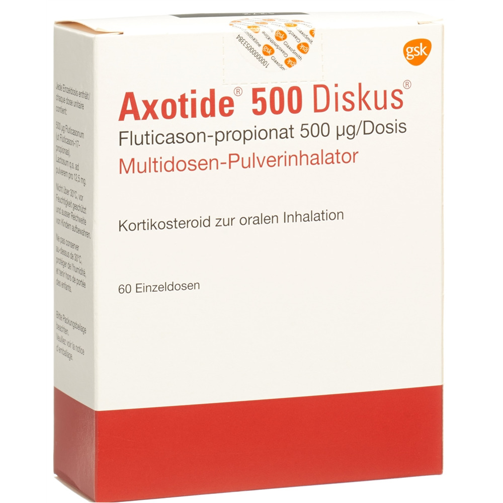 AXOTIDE Diskus Multidosen 500 mcg, Hauptbild