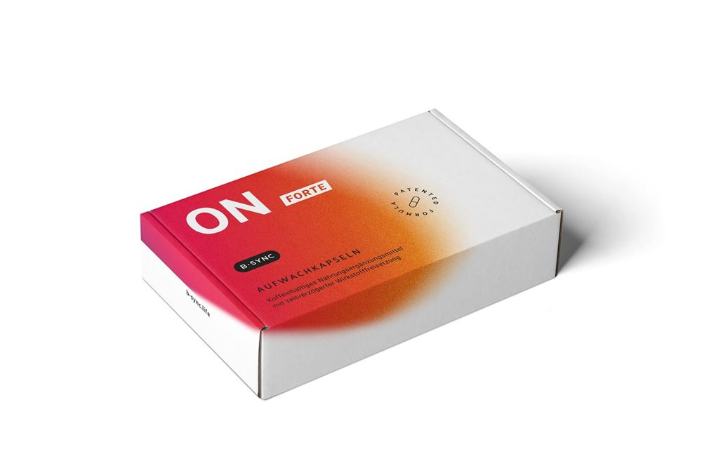 B SYNC ON ON FORTE Wake-Up capsules