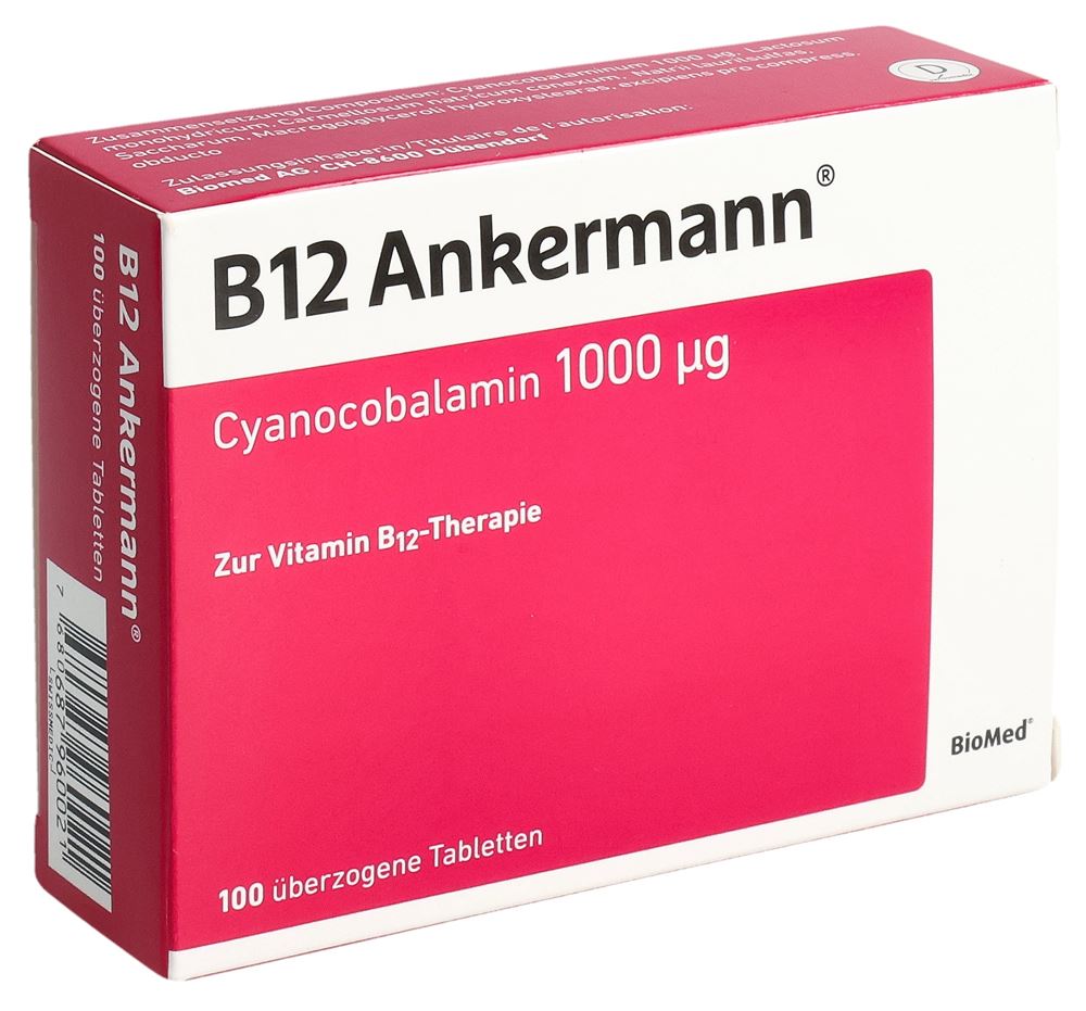 B12 Ankermann Ankermann 1000 mcg, image principale