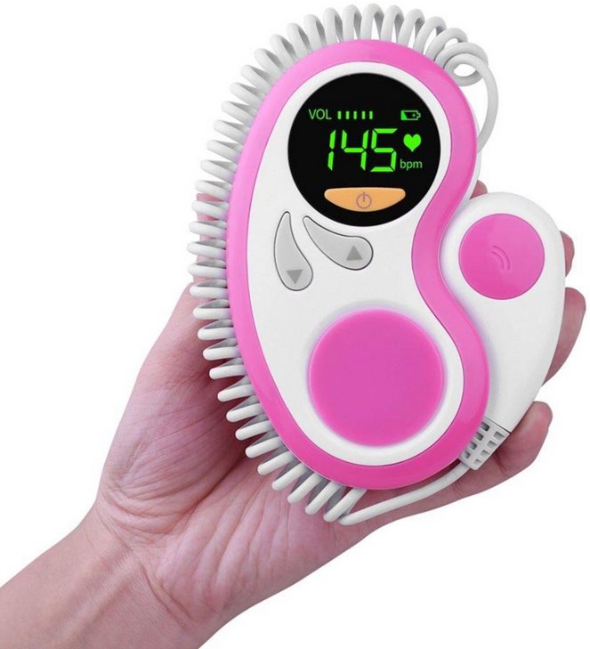 BABYSOUNDS Doppler Fœtal avec affichage numérique des battements cardiaques par LED, image 2 sur 3