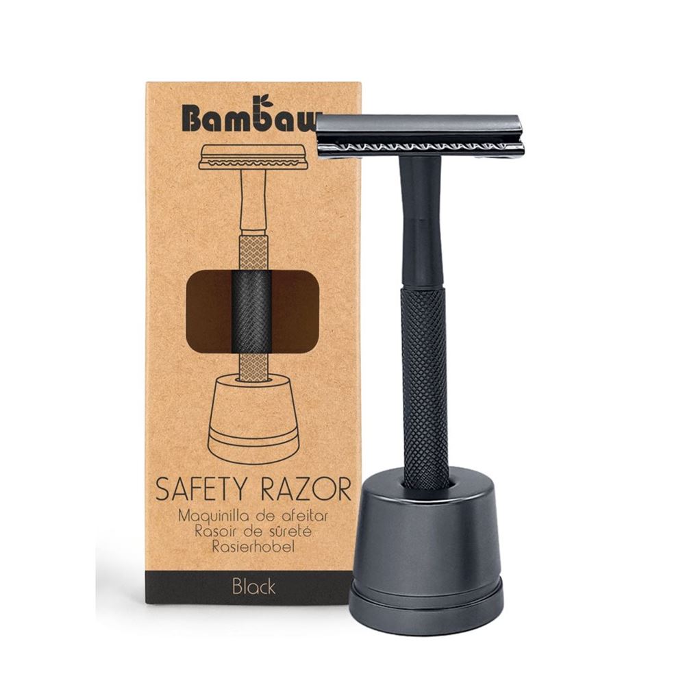 Bambaw rasoir de sécurité avec pied, image principale
