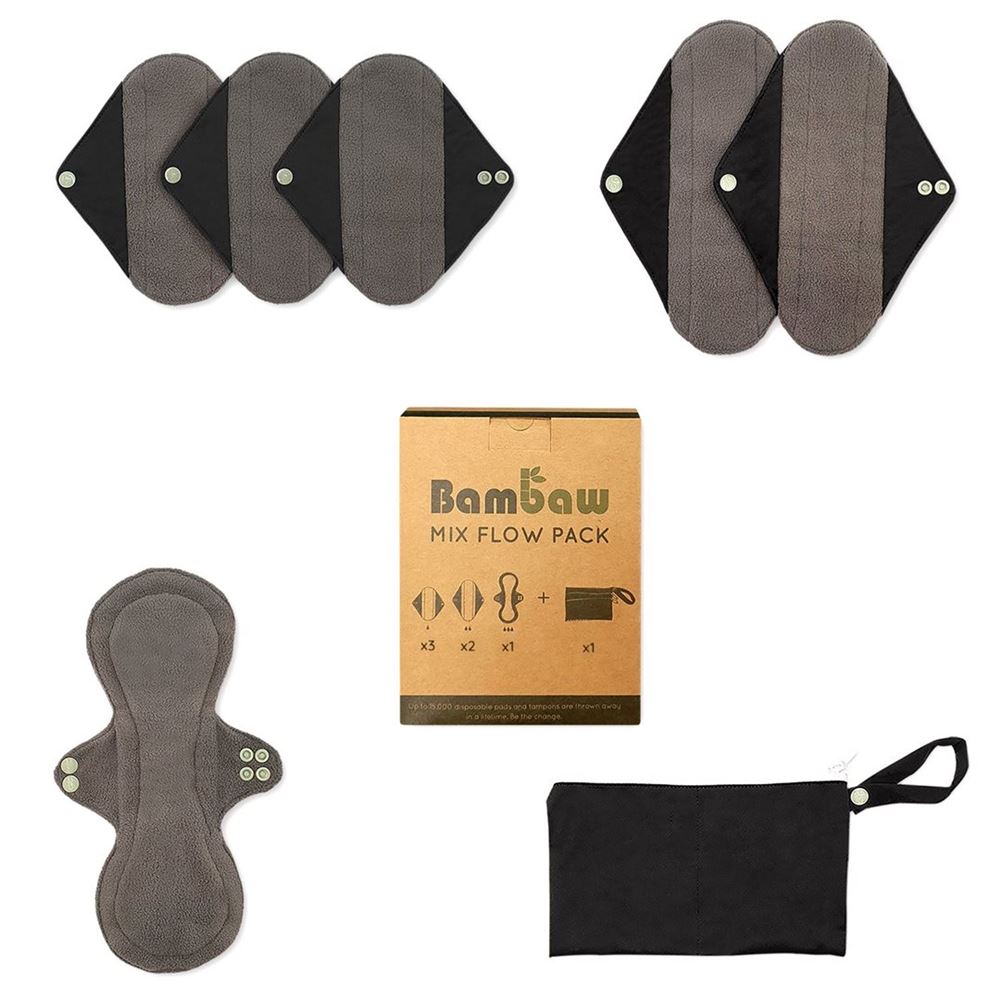 Bambaw serviettes hygiéniques Mixed Pack, image principale