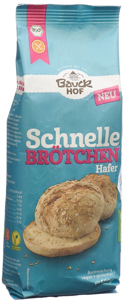 BAUCKHOF Schnelle Brötchen Hafer