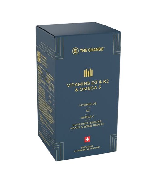 Be the change Vitamins D3 & K2 & Omega 3