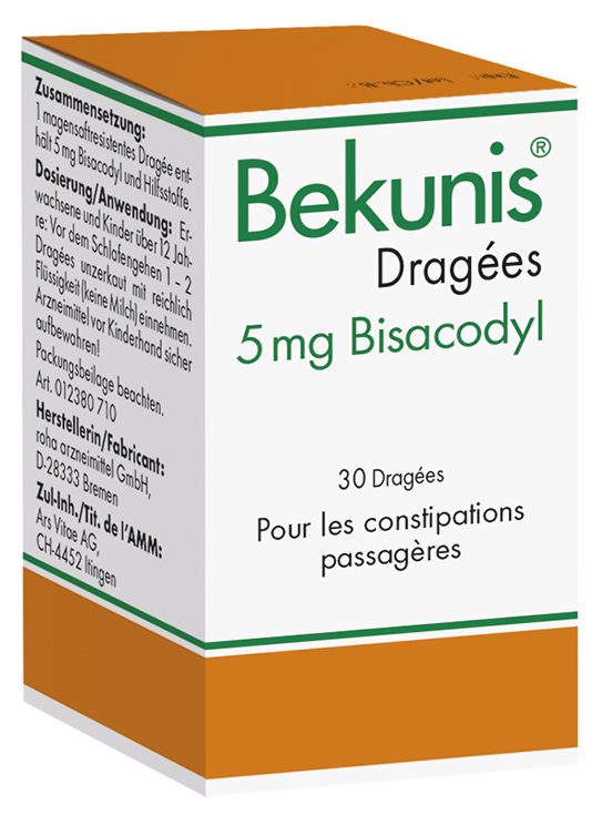 BEKUNIS dragées 5 mg, image 2 sur 2