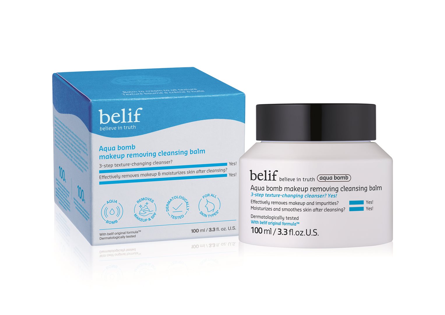 BELIF aqua bomb cleansing balm, image principale