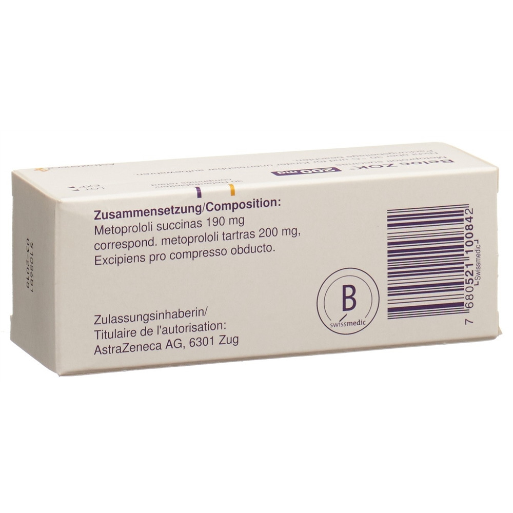 BELOC Ret Tabl 200 mg Blist 30 Stk, Bild 2 von 2
