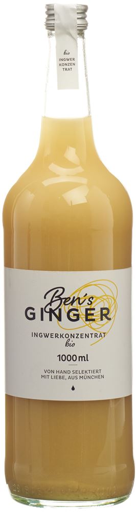 BEN'S GINGER concentré de gingembre