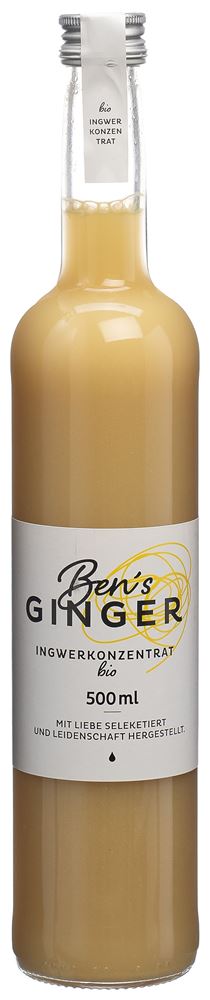 BEN'S GINGER concentré de gingembre, image principale