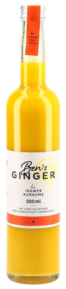BEN'S GINGER concentré de gingembre-curcuma