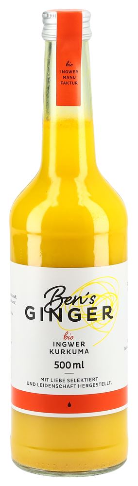 BEN'S GINGER concentré de gingembre-curcuma