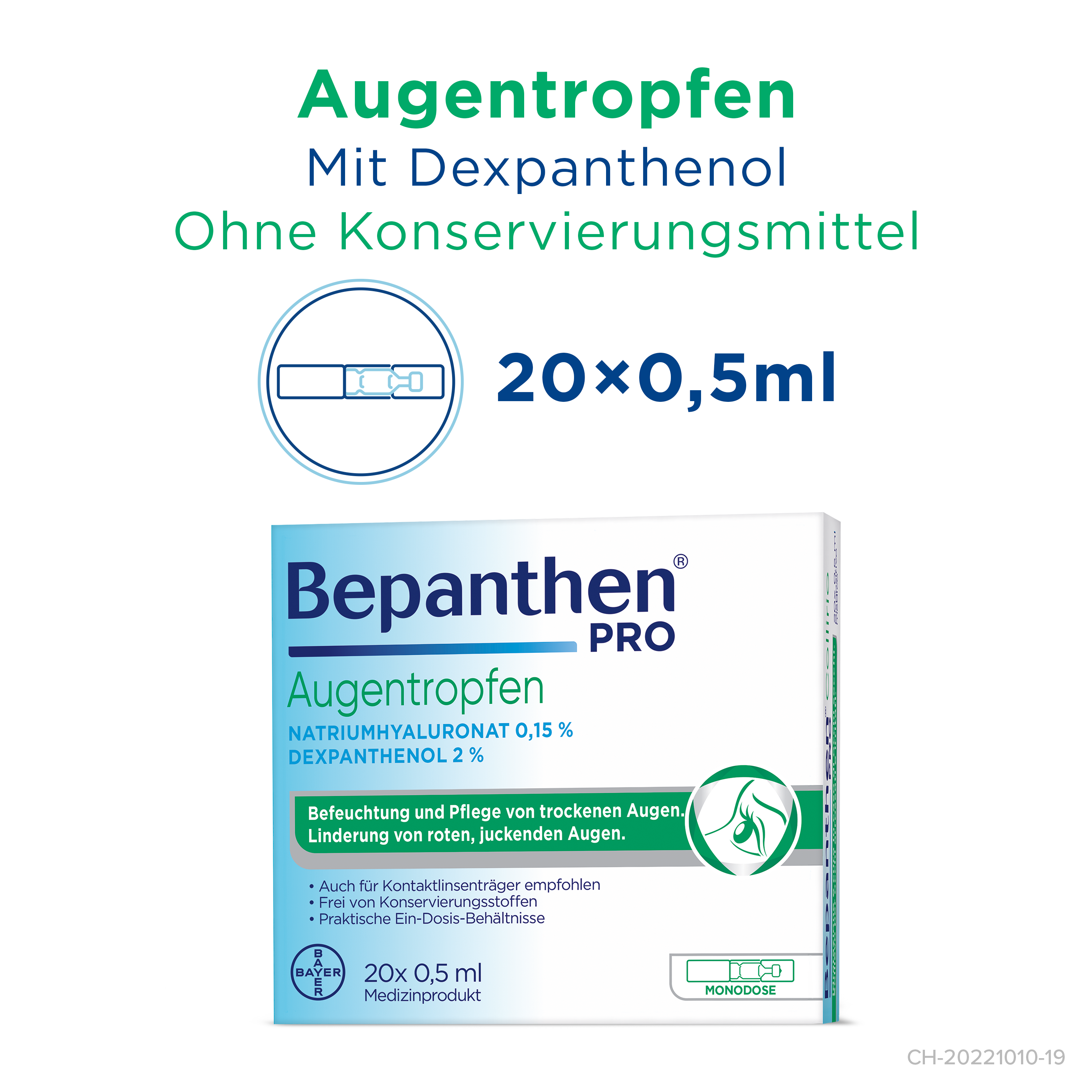 BEPANTHEN PRO Augentropfen, bei trockenen Augen, Bild 2 von 6