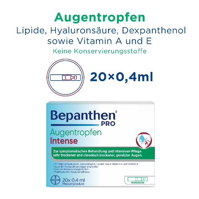 BEPANTHEN PRO Augentropfen Intense, Bild 2 von 7