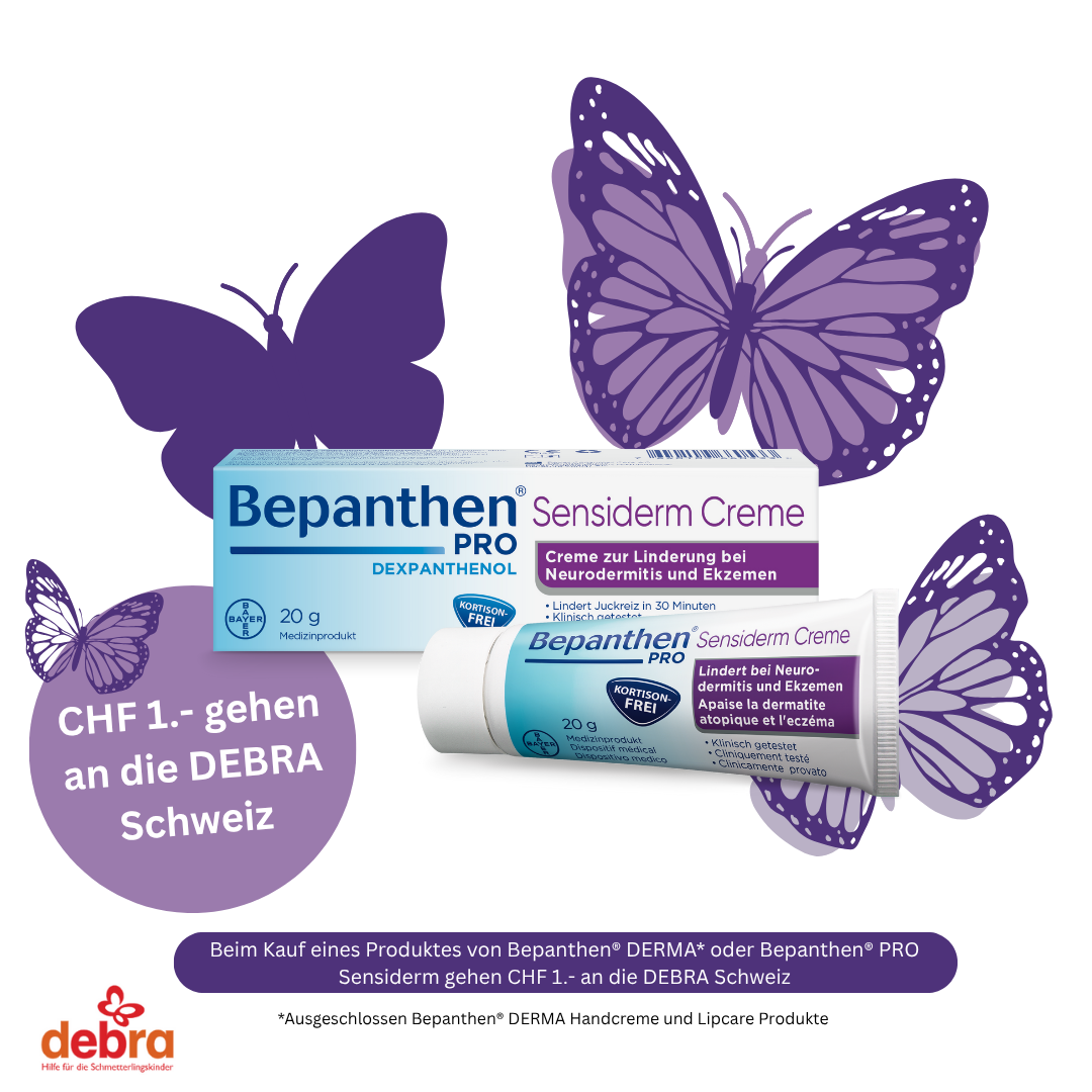 BEPANTHEN Pro Sensiderm Creme, gegen Juckreiz bei Neurodermitis, Hauptbild