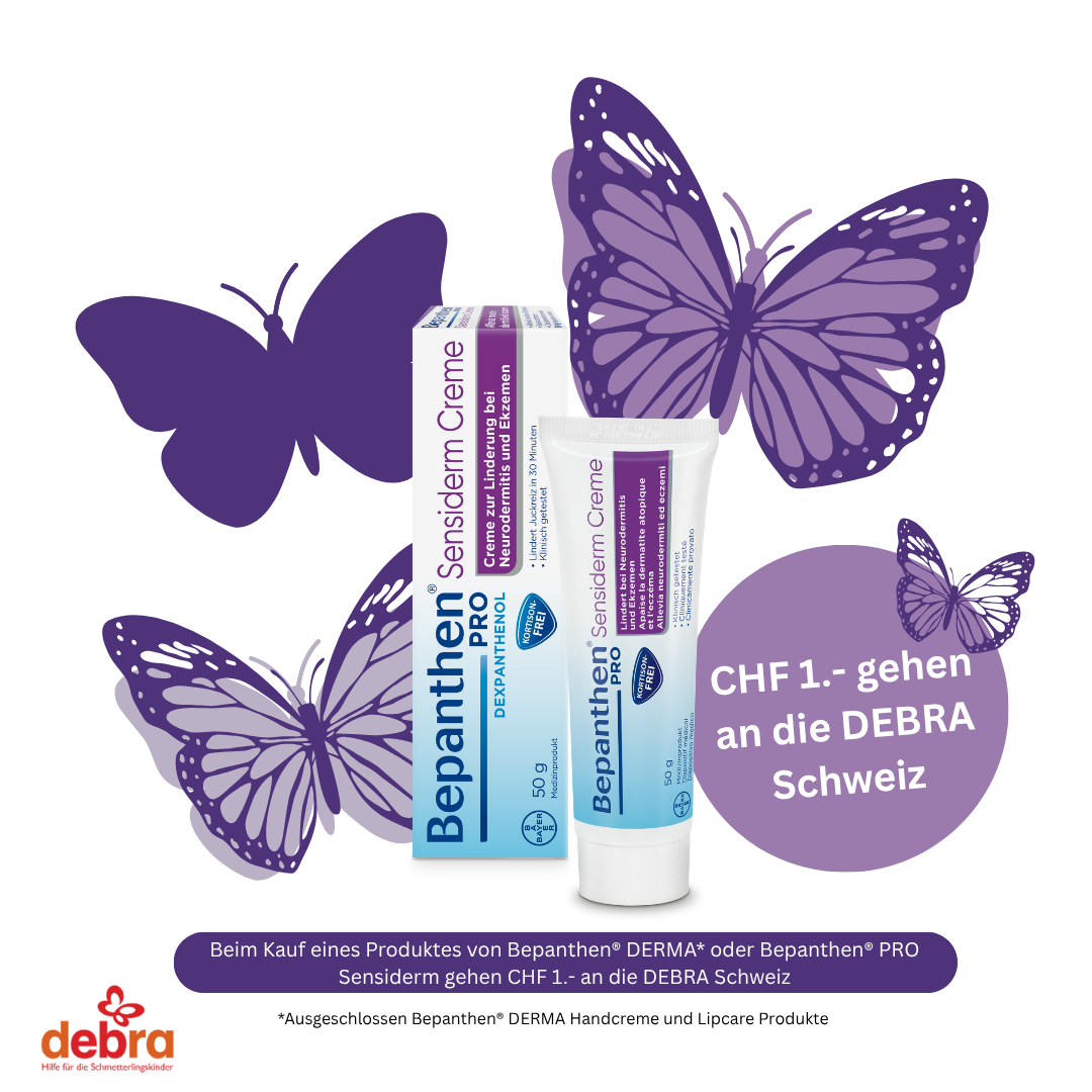 BEPANTHEN Pro Sensiderm Creme, gegen Juckreiz bei Neurodermitis, Hauptbild