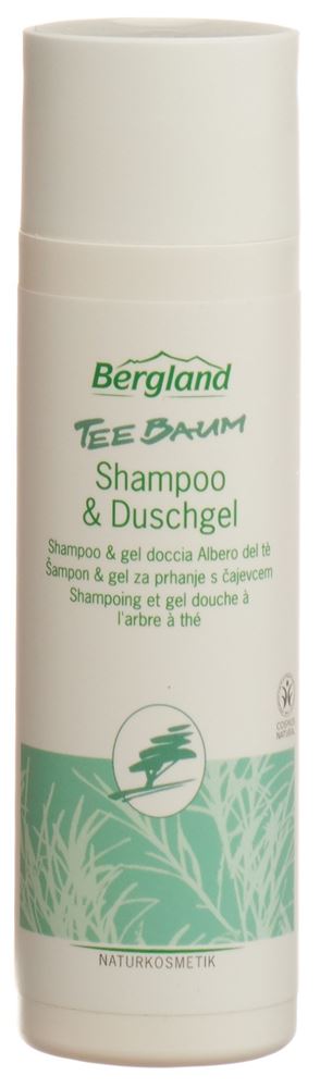 Bergland arbre thé shampooing gel douche