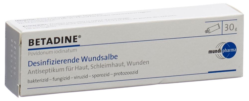 Betadine desinfizierende Wundsalbe, Hauptbild