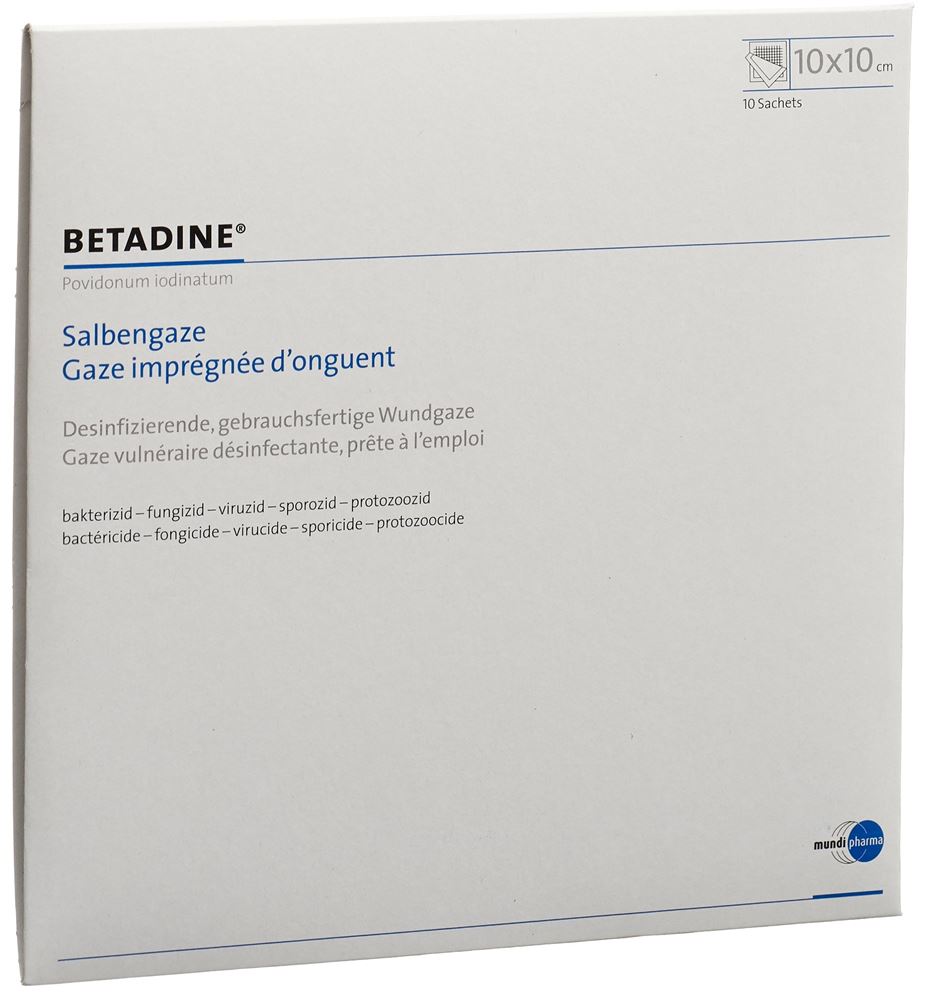 Betadine gaze onguent