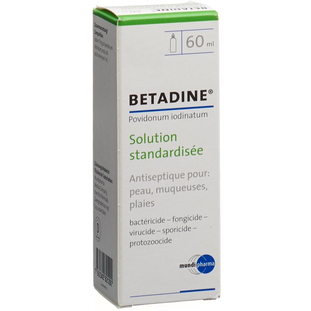 Betadine solution désinfectante, image 2 sur 2