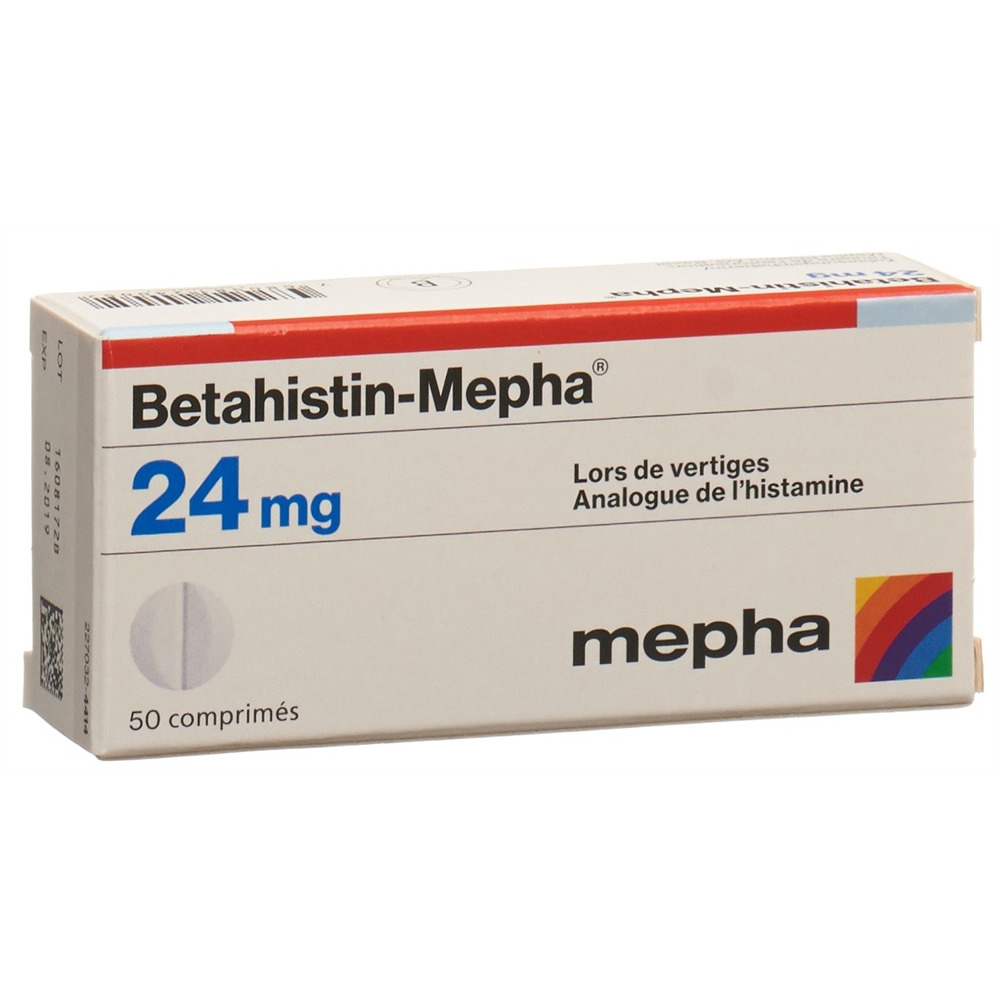 BETAHISTINE Mepha 24 mg, image 2 sur 2