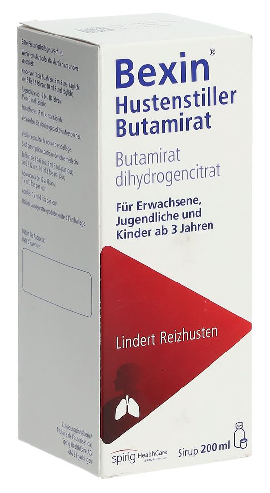 BEXINE Hustenstiller Butamirat, Hauptbild