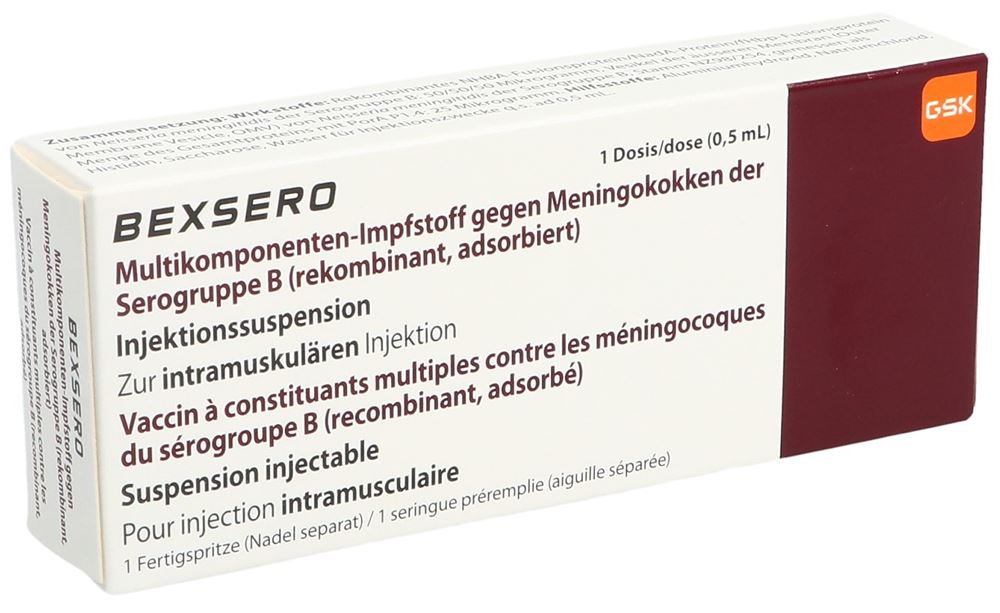 BEXSERO Inj Susp mit Nadel Fertspr 0.5 ml, Hauptbild