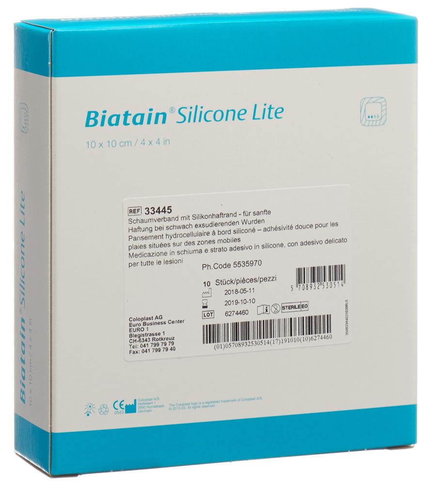 BIATAIN Silicone Lite pansement mousse, image principale