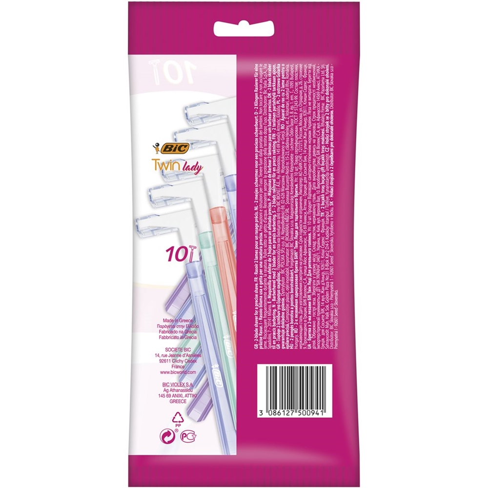 Bic Twin Lady rasoir 2-lames pour femmes, image 3 sur 3