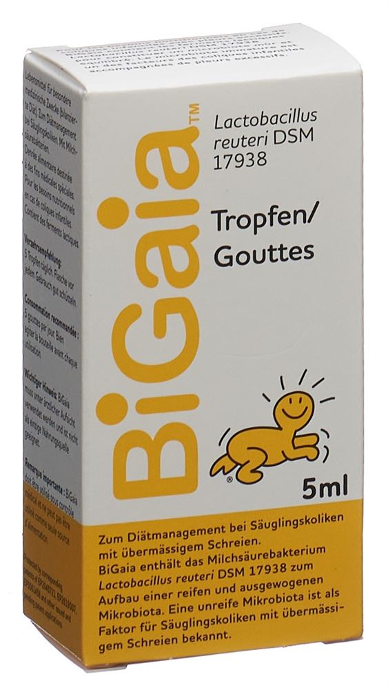 BIGAIA gouttes avec Lactobacillus reuteri 5 ml