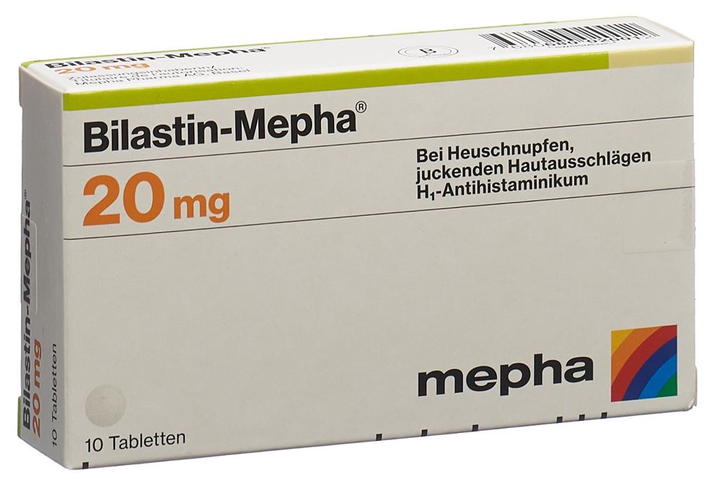 BILASTINE Mepha 20 mg, image principale