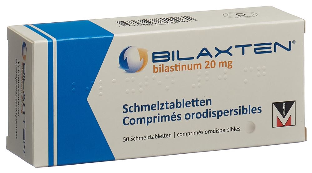 BILAXTEN cpr orodisp 20 mg blist 50 pce