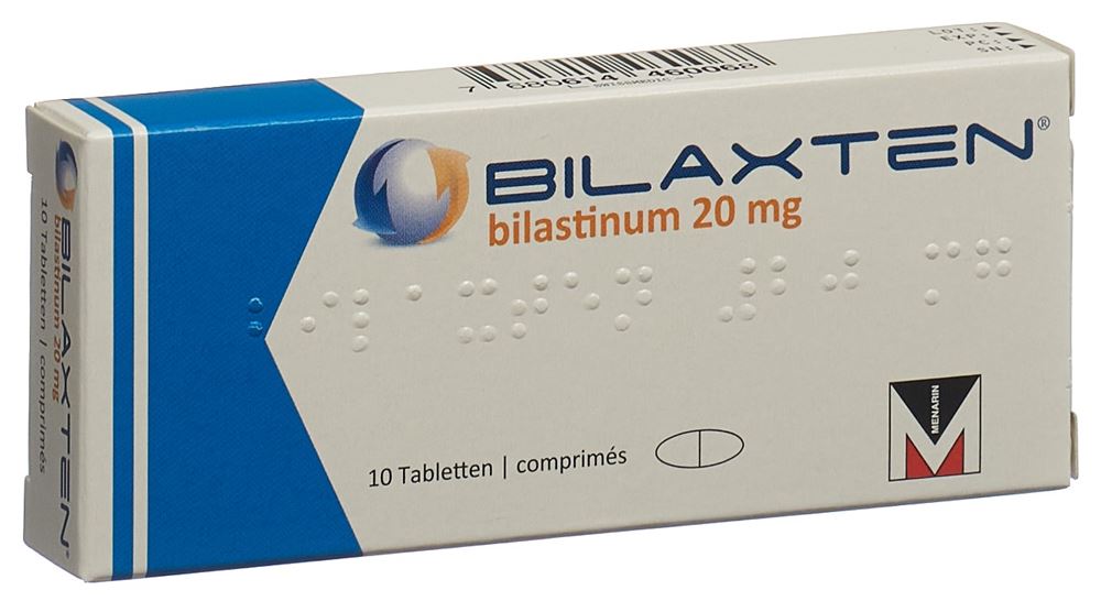 BILAXTEN Tabl 20 mg Blist 10 Stk