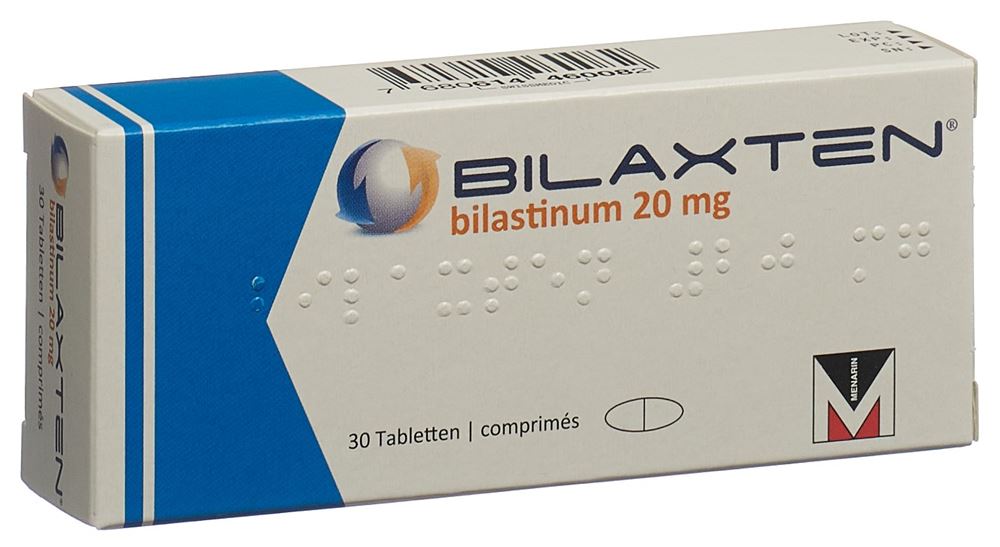 BILAXTEN Tabl 20 mg Blist 30 Stk, Hauptbild