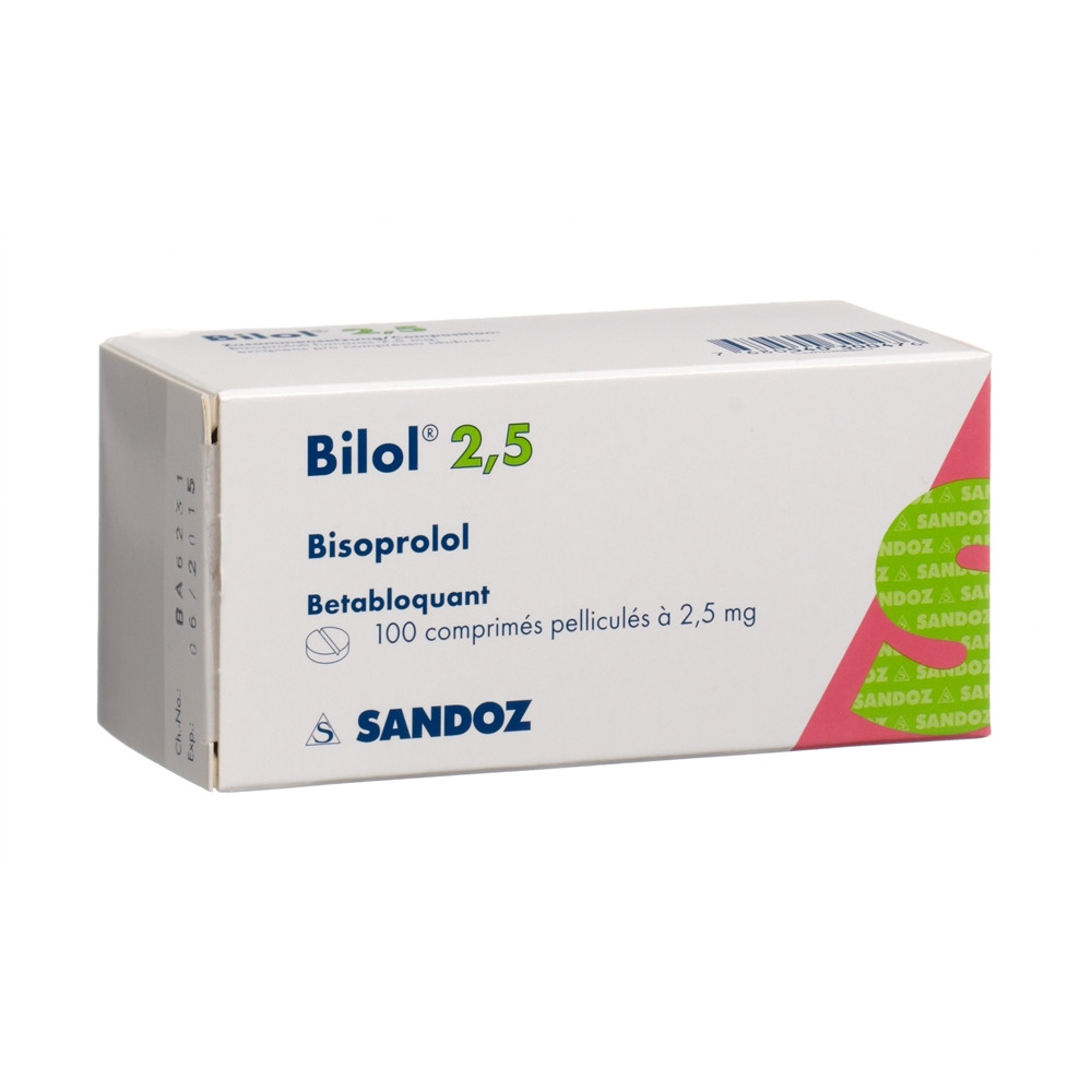 BILOL Filmtabl 2.5 mg Blist 100 Stk, Bild 2 von 2