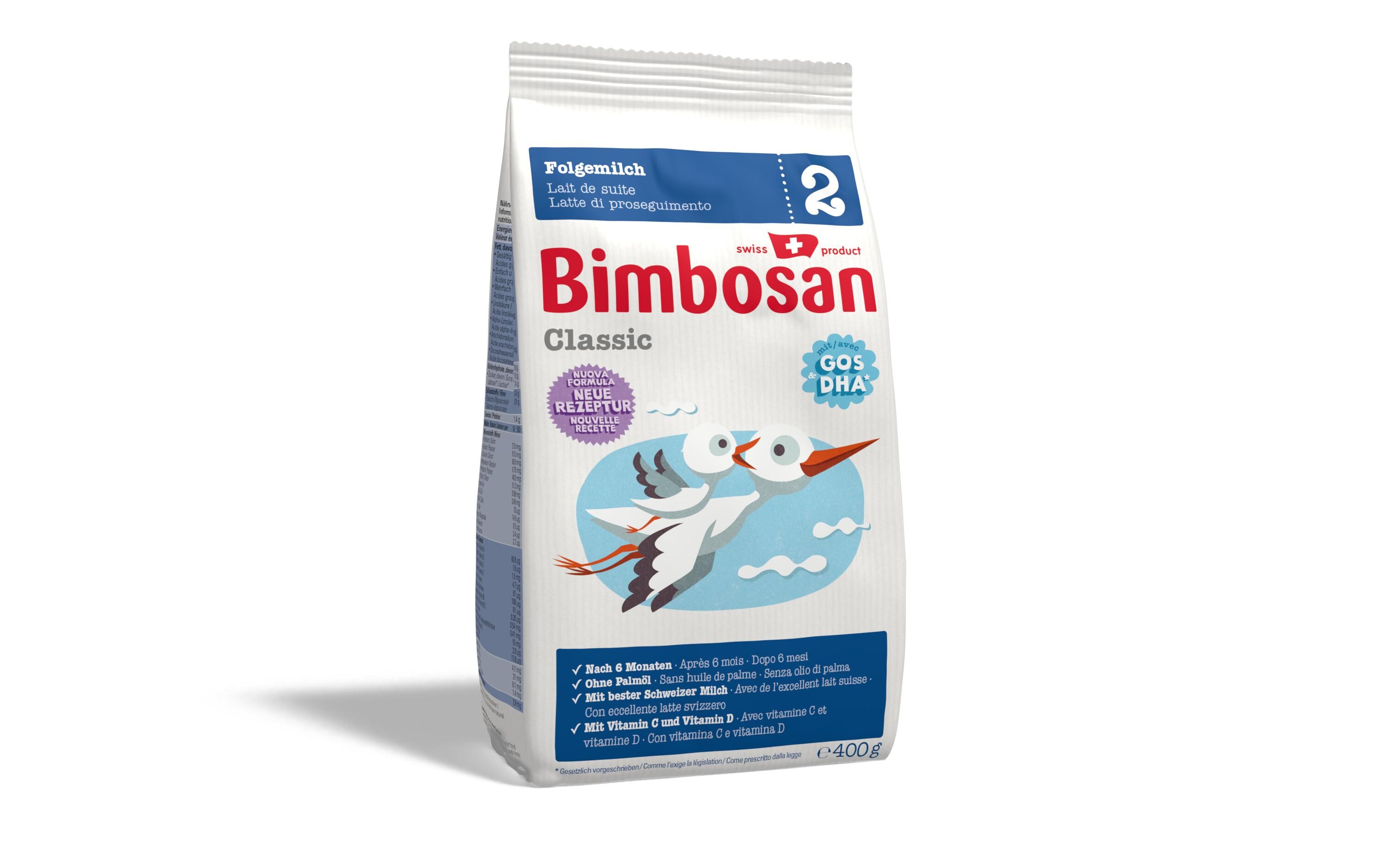 BIMBOSAN Classic 2 lait de suite