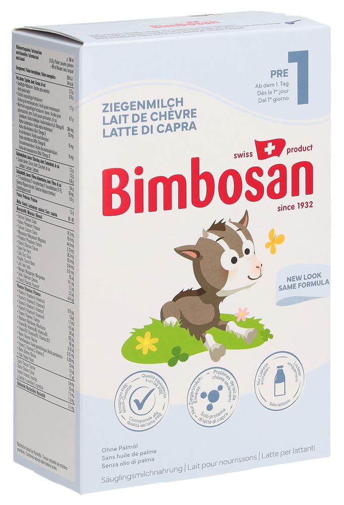 BIMBOSAN lait de chèvre PRE-1 lait pour nourrissons