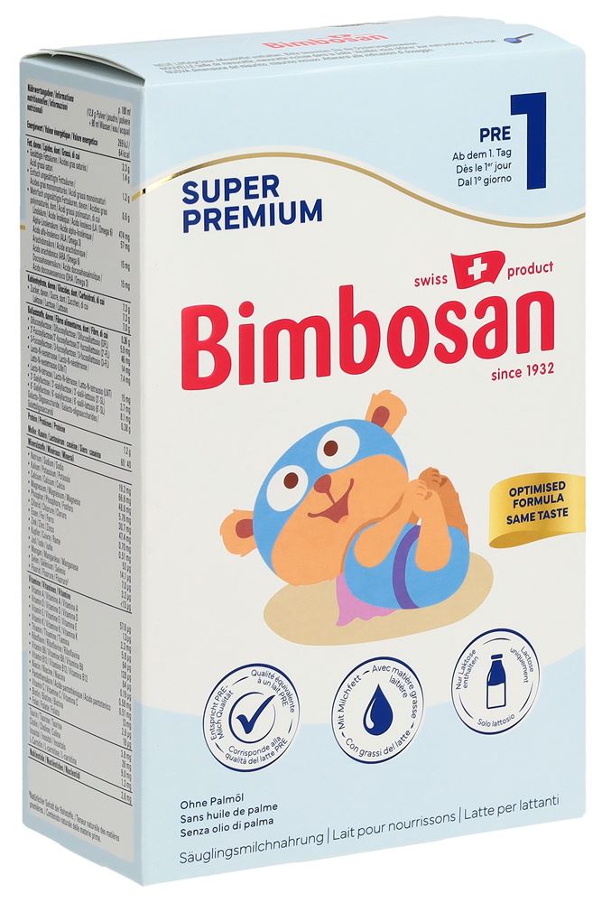 BIMBOSAN Super Premium PRE-1 lait pour nourrissons