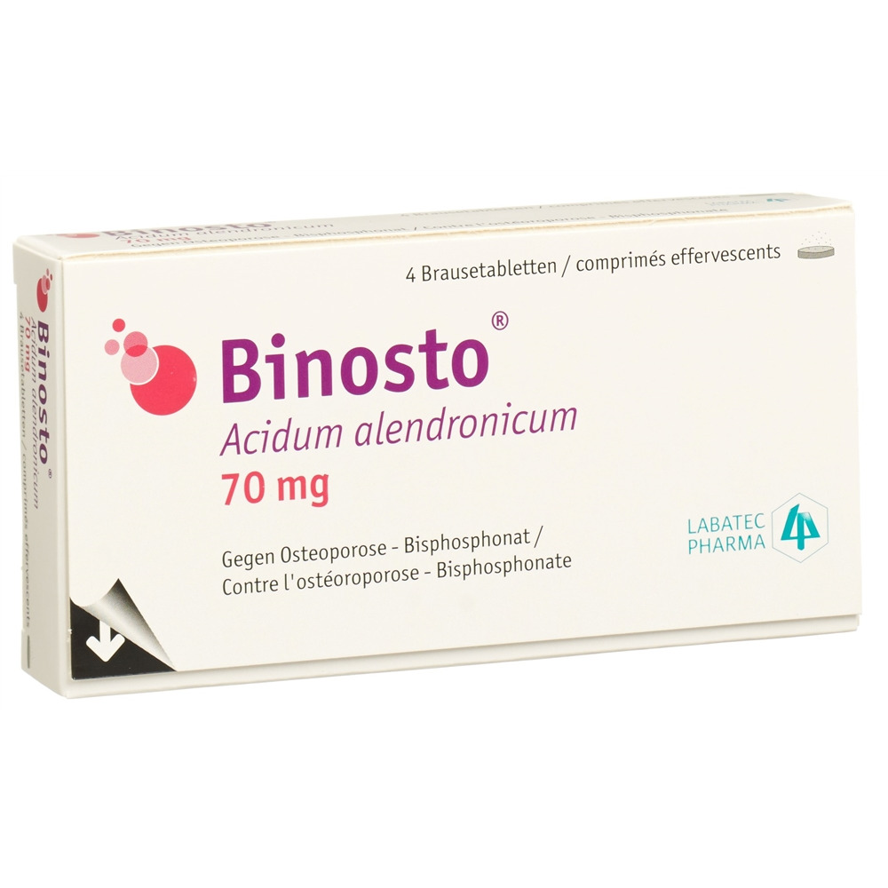 BINOSTO cpr eff 70 mg sach 4 pce, image principale