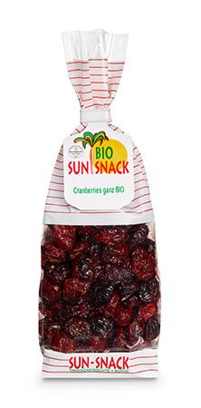 SUN SNACK cranberries