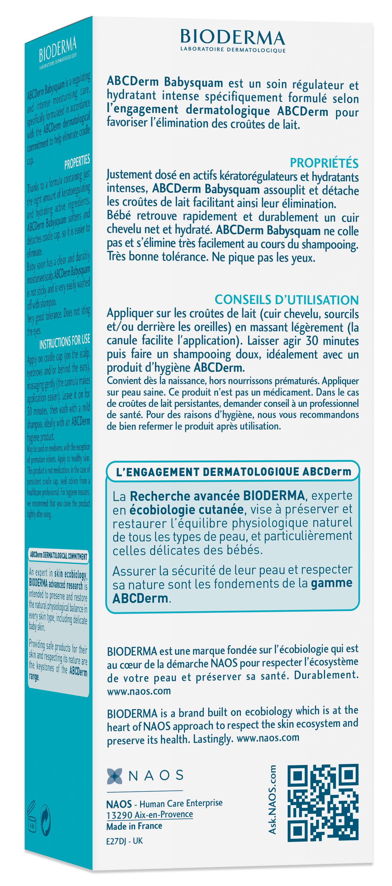 Bioderma ABCDerm Babysquam, image 4 sur 5
