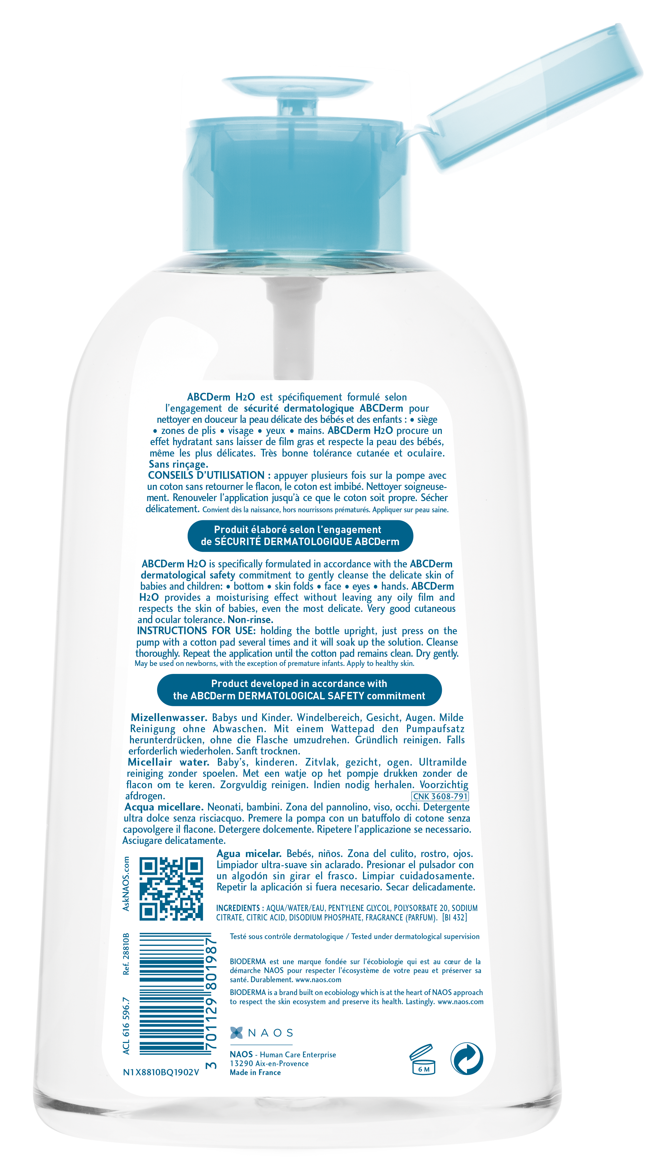 Bioderma ABCDerm H2O Eau Micellaire, Bild 3 von 3