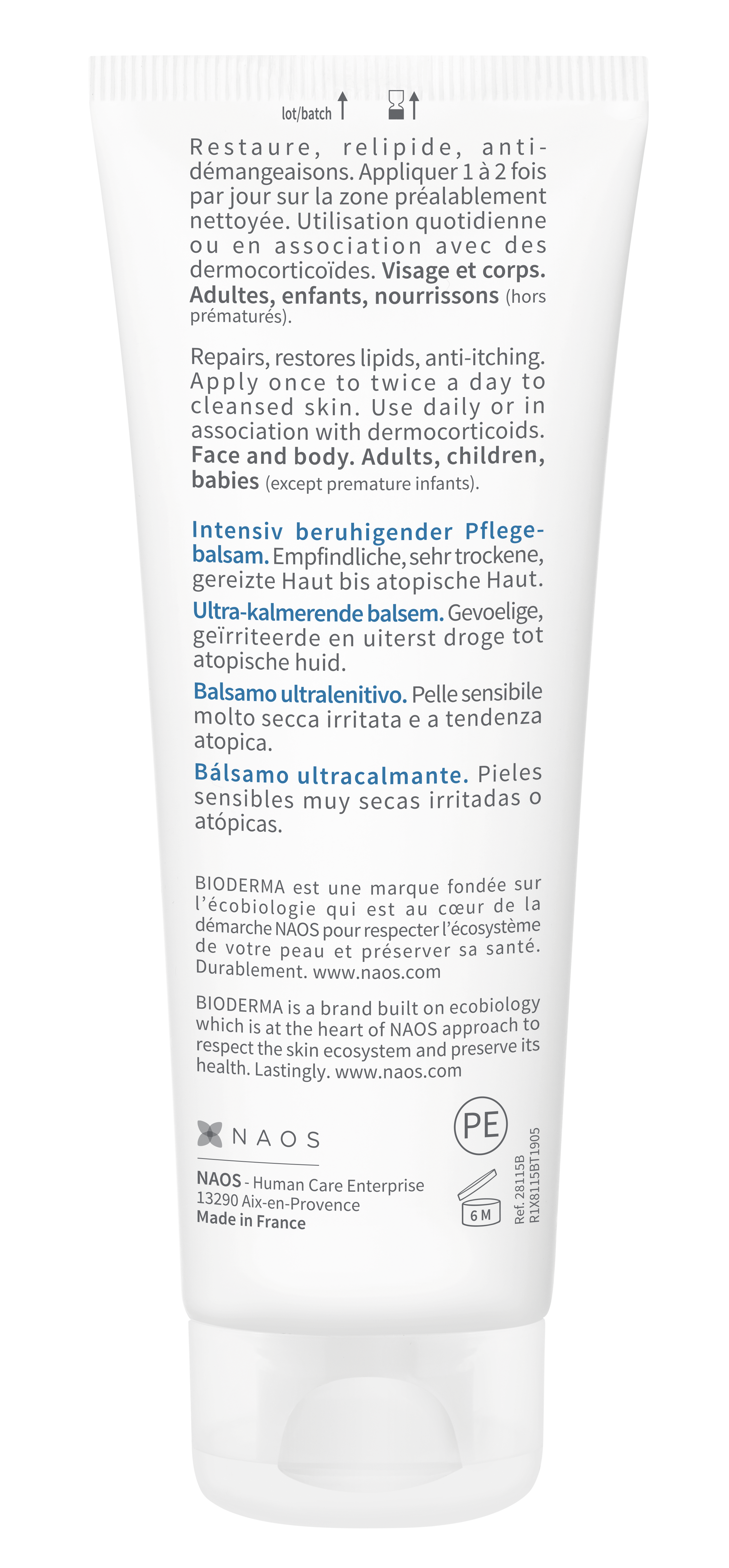 Bioderma Atoderm Intensive Baume, image 2 sur 2