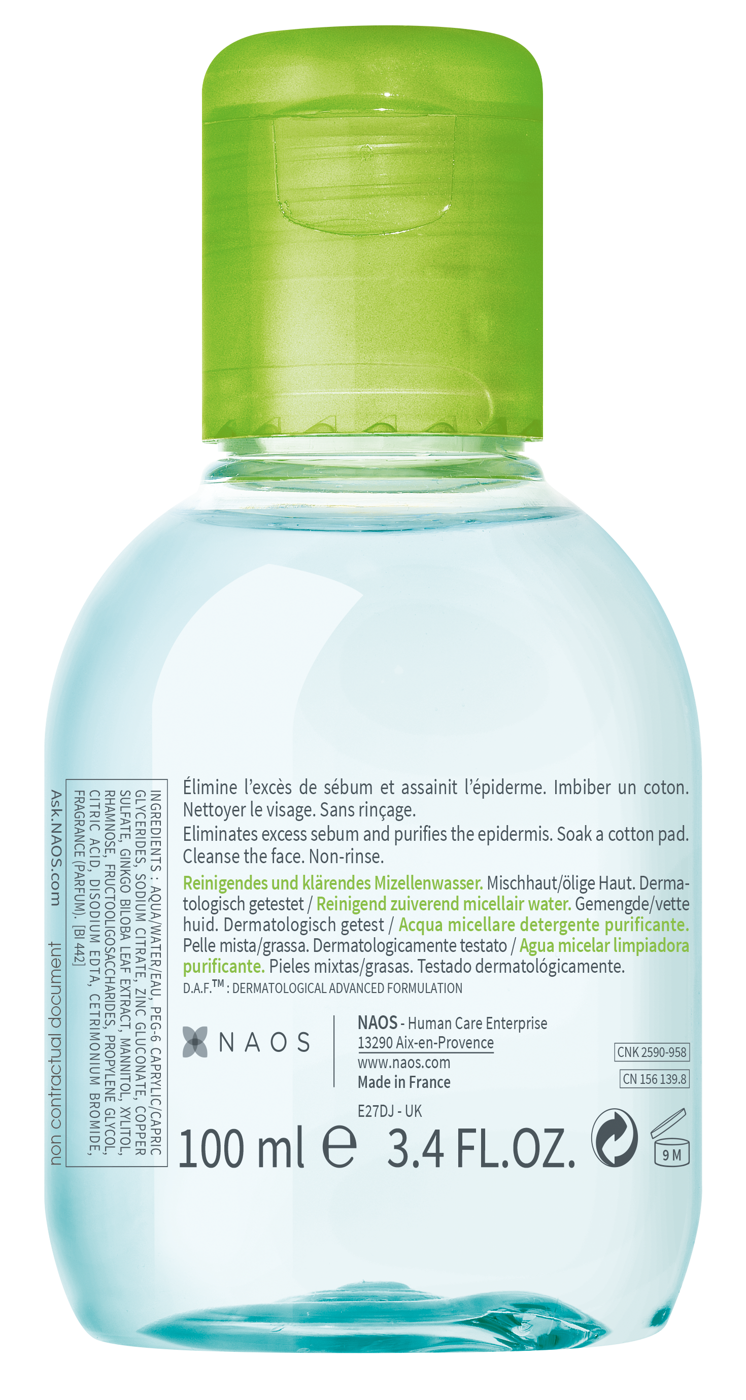Bioderma Sébium H2O Eau Micellaire, image 2 sur 2
