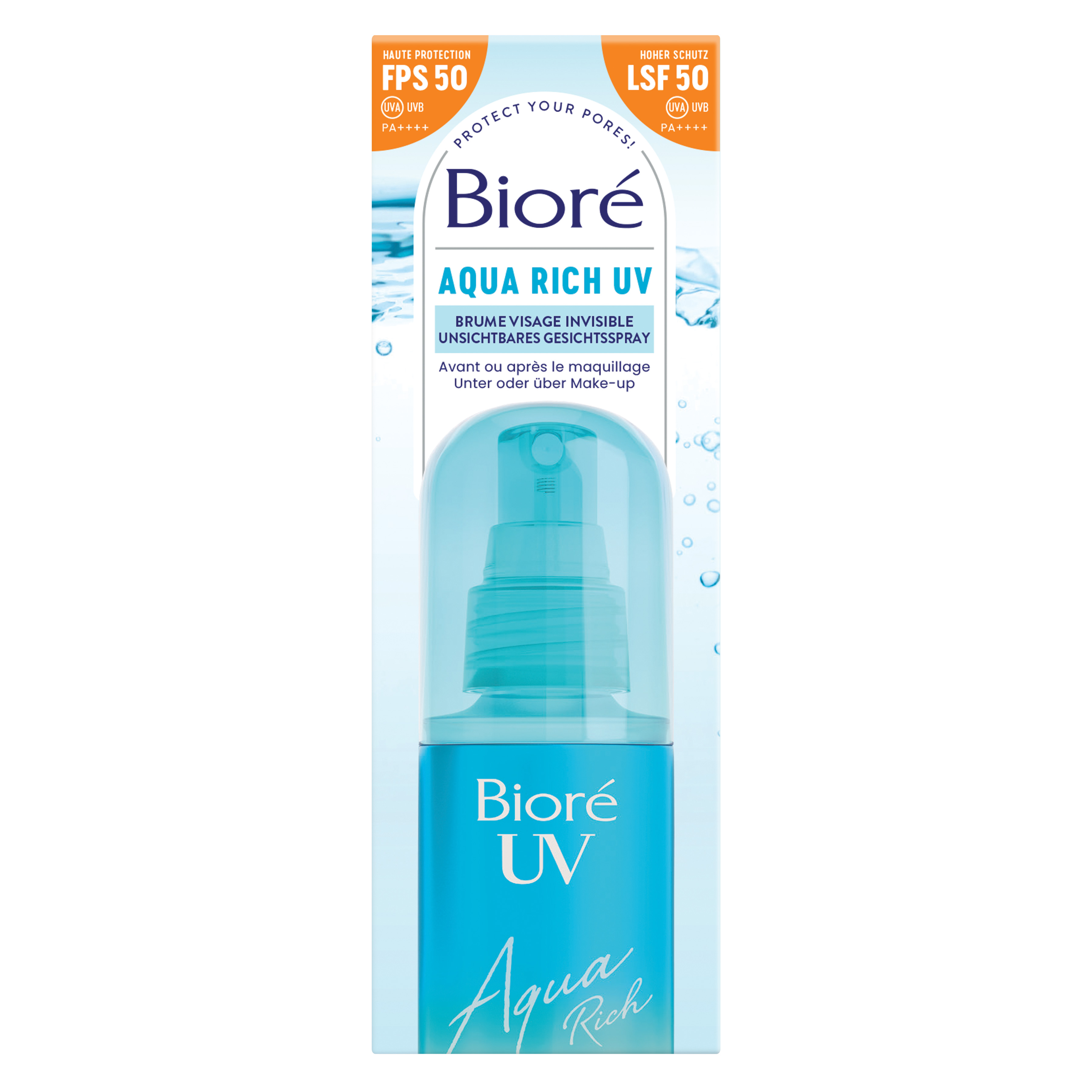 BIORE Aqua Rich UV Gesichtsspray