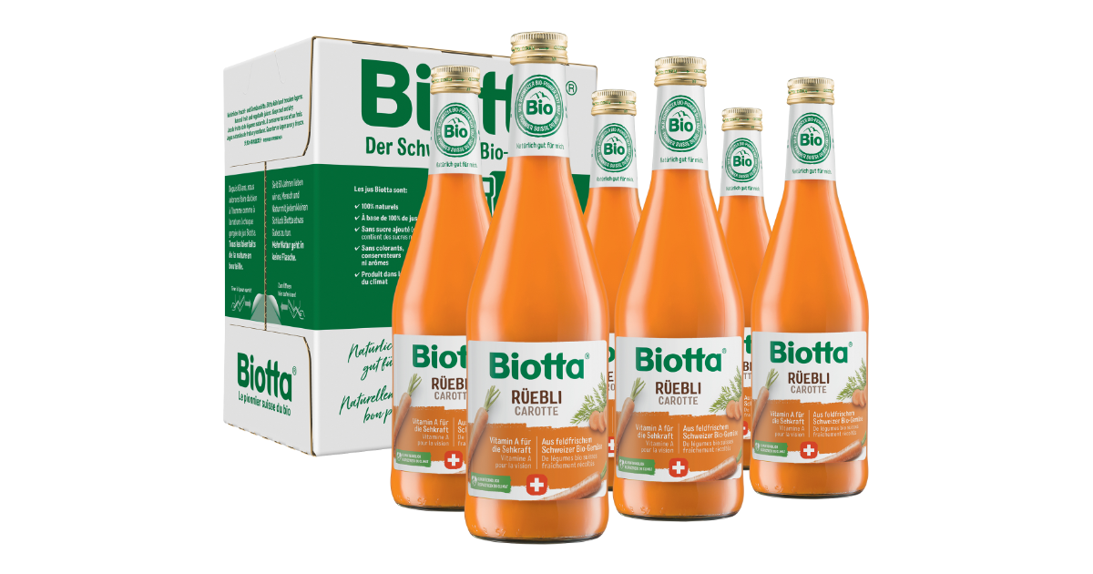 BIOTTA carotte orange gingembre