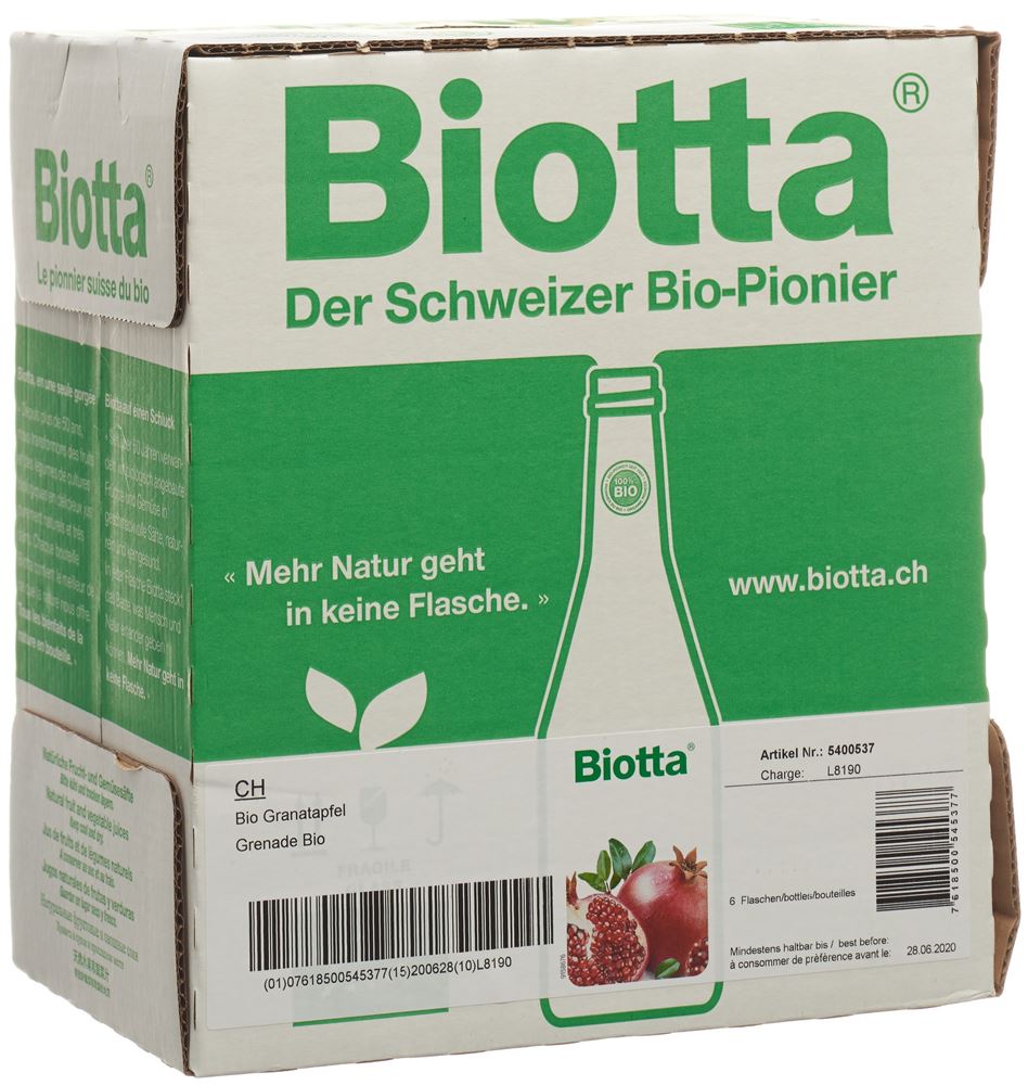 BIOTTA Granatapfel, Hauptbild