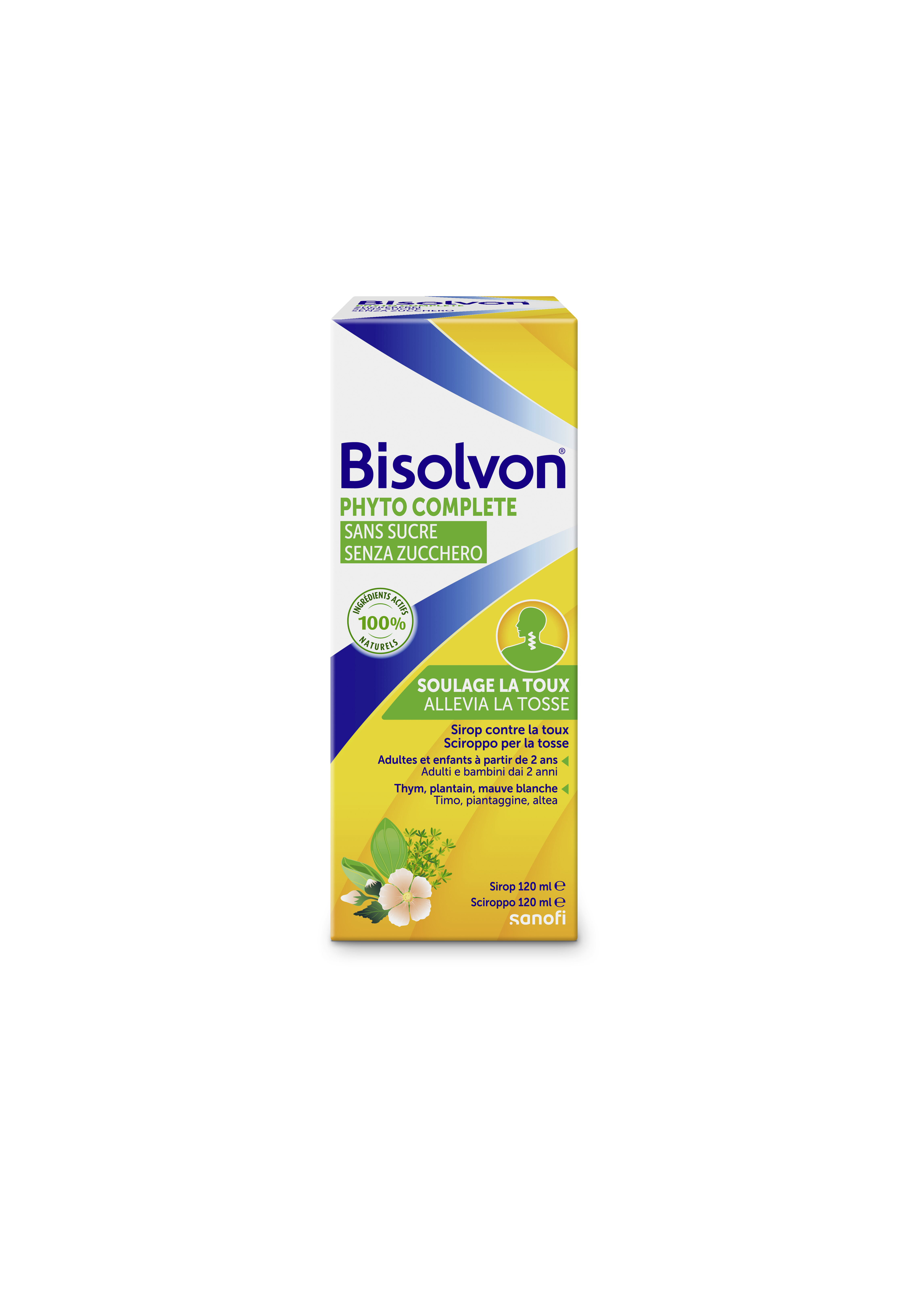 Bisolvon Phyto Complete sirop sans sucre contre la toux, image 2 sur 3