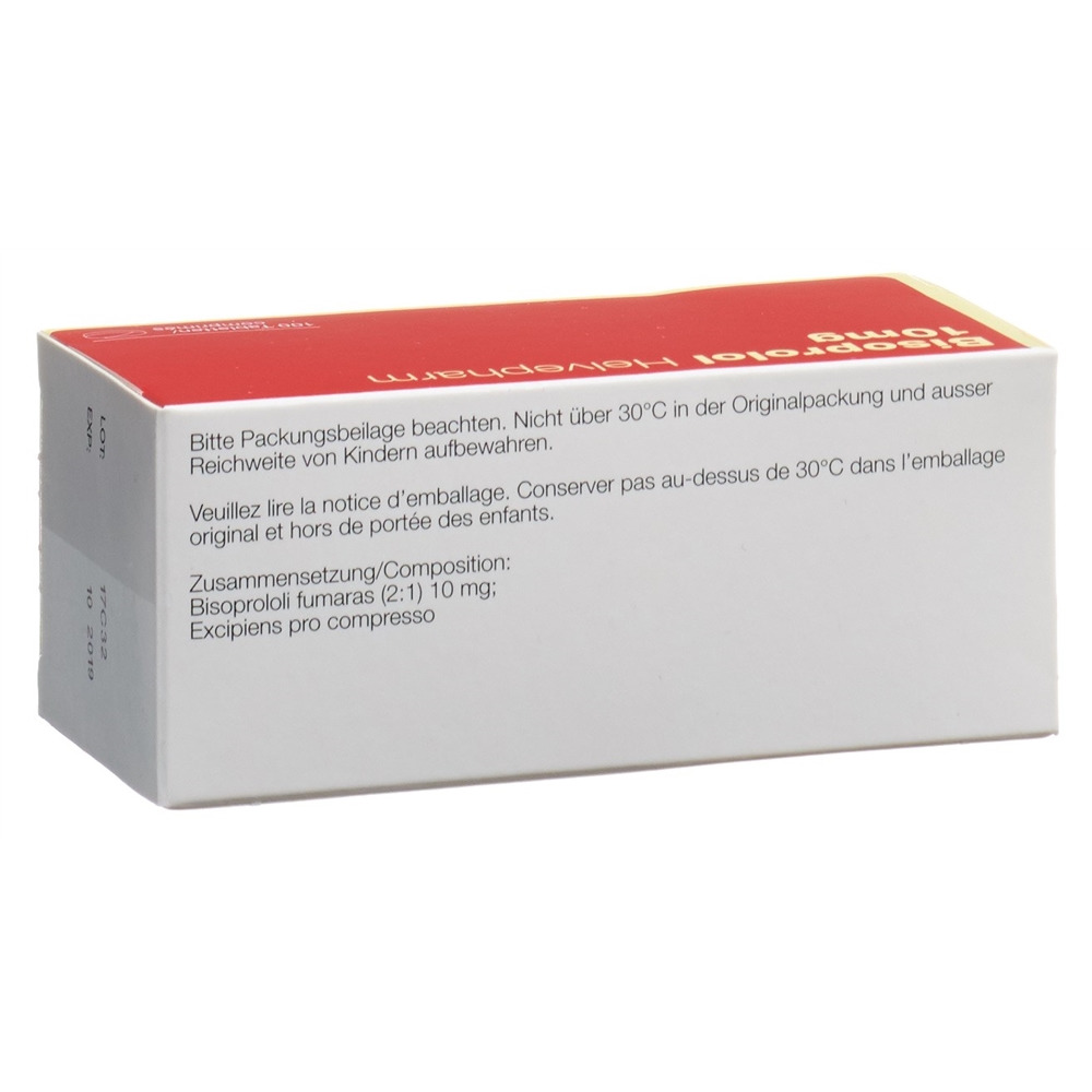 BISOPROLOL Helvepharm 10 mg, Bild 2 von 2